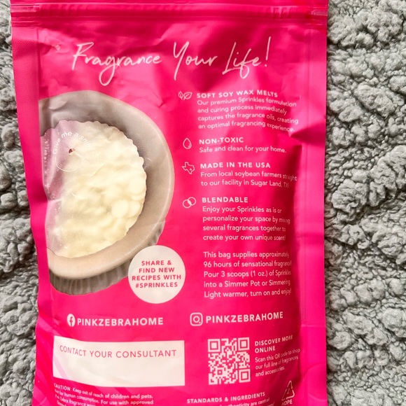 Pink Zebra Fragrance Wax Melts - Picture 2 of 2